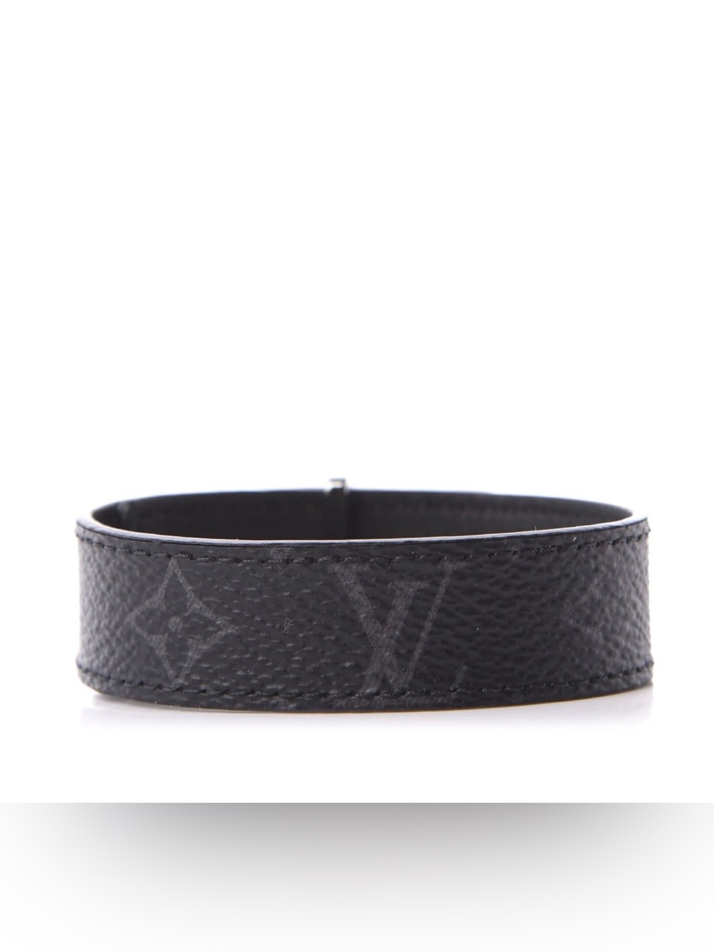 Louis Vuitton Brown Monogram Canvas LV Buckle Bracelet - Picture 9 of 16